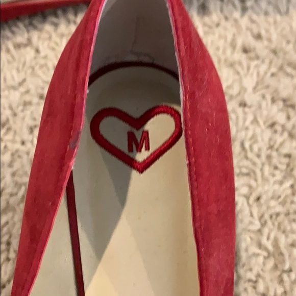 SALE! Funky Red Animal Print Wedge - Picture 2 of 3